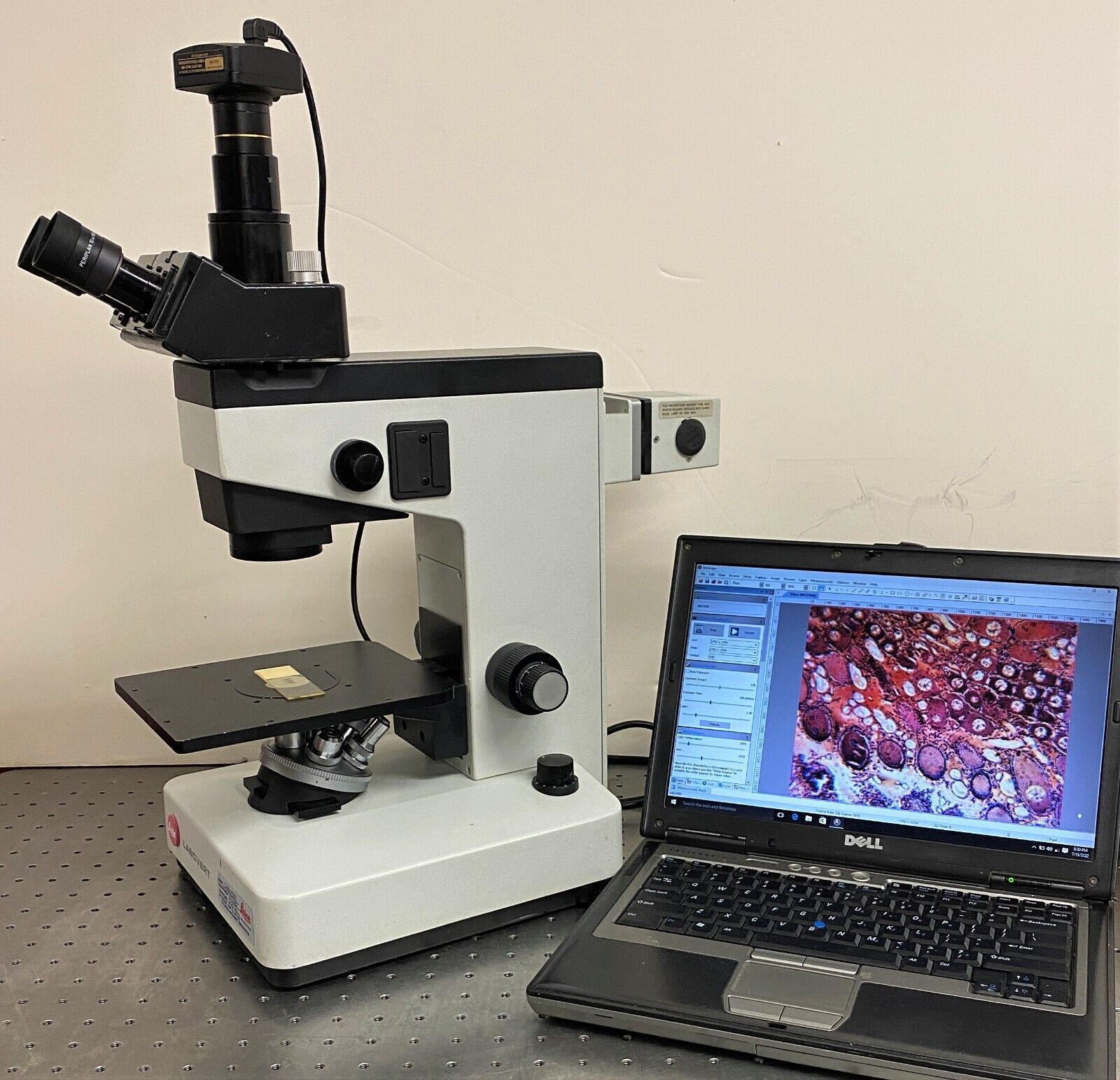 Lietz Leica Labovert Inverted Microscope + 5 MP Camera – My Store