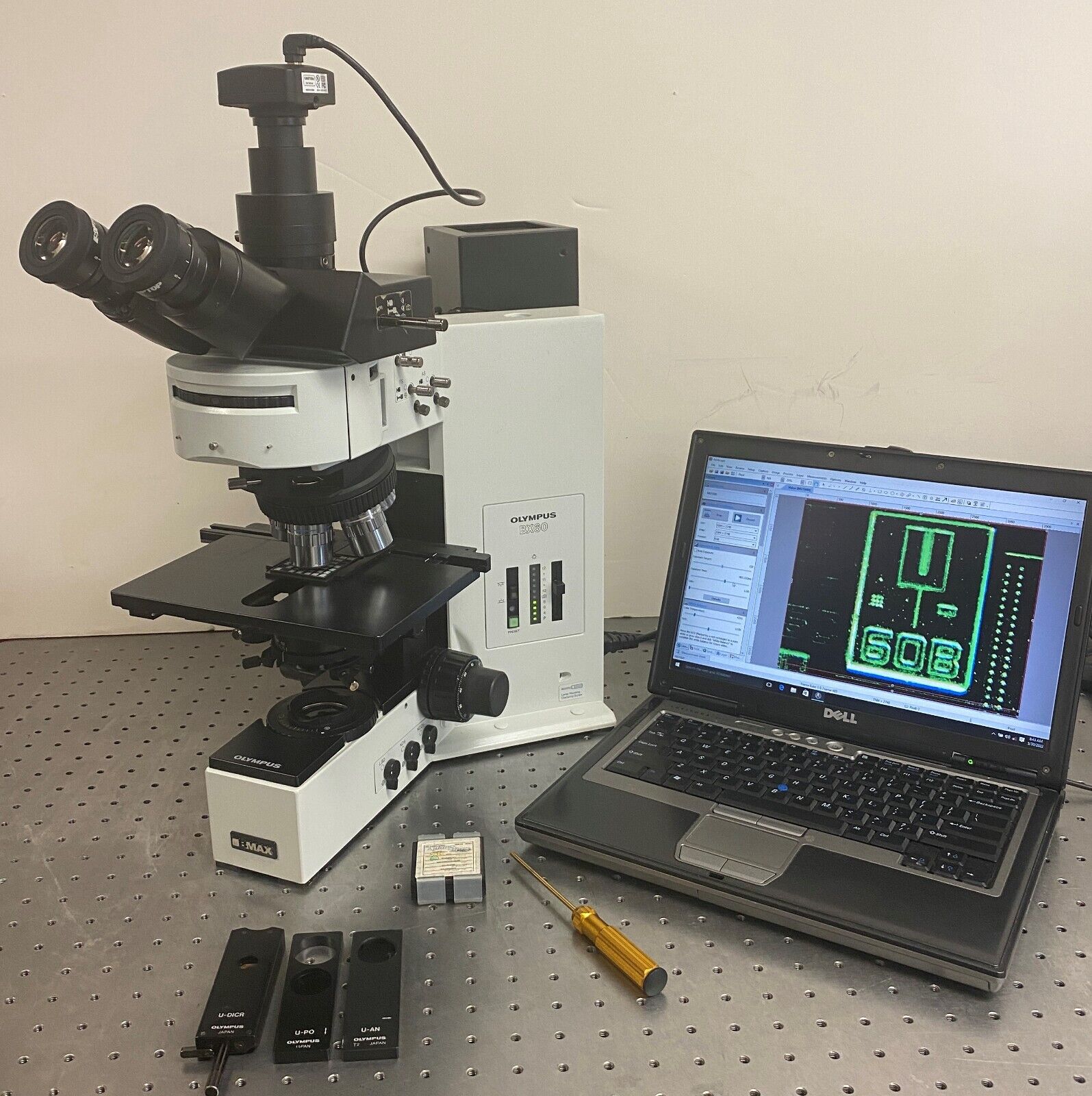 Olympus BX60 Nomarski DIC BF DF BMAX Microscope+ 5MP Cam – My Store
